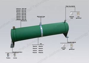 Yüksek hassasiyetli 1200W seramik tüp fren oluklu direnç iyi titreşim direnci ürün - Product Image 5