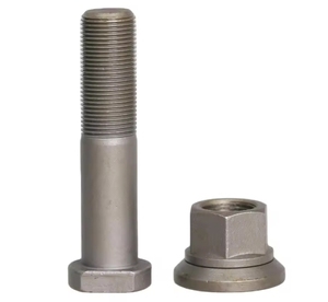 Ensemble boulon et écrou de moyeu de roue de classe 10.9, <span class=keywords><strong>goujon</strong></span> de roue haute résistance avec écrou pour camion lourd - Product Image 2