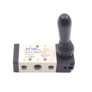 Nouvelle commande manuelle pneumatique Airtac série 4HA 4HA210-06/4HA210-08 5/2 voies, neuve et originale, pour automatisation industrielle programmable - Product Image 1