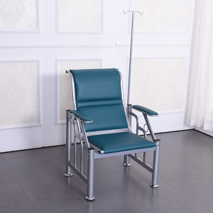 Banco de espera para hospital Oulang Furniture, 3 plazas, silla de infusión azul para uso público en clínicas - Product Image 3