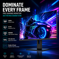 شاشة ألعاب OEM بتردد 360 هرتز، 24 بوصة، دقة FHD، زمن استجابة 0.2 مللي ثانية، تقنية HDR400، شعار مخصص، علامة تجارية خاصة، شاشة للرياضات الإلكترونية لموزعي العلامات التجارية