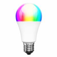 Ampoule LED intelligente RGB 220-240V 6500K E27, contrôle par application WiFi, lumière changeante de couleur pour la maison et le bureau