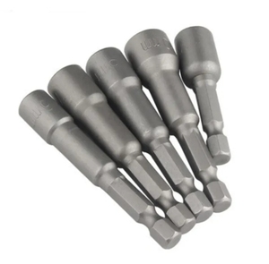 Bộ cờ lê impacto từ tính, kích thước metric 6mm~19mm, bộ dụng cụ siết ốc impacto, đầu nối mũi khoan lục giác 6.35mm - Product Image 2