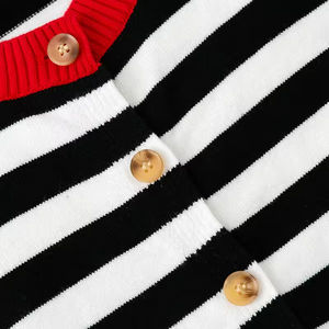 Ropa de Primavera, Nuevos Productos, Ropa para Niños, Abrigo al por Mayor, Suéter para Niñas, Ropa de Bebé, Suéter de Punto a Rayas - Product Image 4