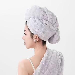 Serviette Cheveux Sèche-Rapide Écologique Absorption d'Eau Couleur Unie Soin des Cheveux Adulte Indispensable Salons Natation Fitness - Product Image 5