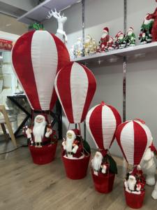 زينة كريسماس جديدة و كبيرة الحجم لداخل المنزل، دمية مبتكرة لشخصية بابا نويل، مجسم رجل الثلج، ومنطاد الهواء الساخن - Product Image 2