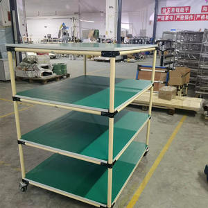 Groothandel Aluminium Roterende Verbinding Pijprek Verplaatsbare Handkar Omzet Voertuig - Product Image 1