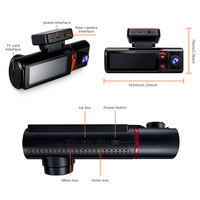 Caméra de tableau de bord populaire 2 canaux Wi-Fi 4K avant et arrière, enregistrement DVR, mode parking 24h/24 pour voitures