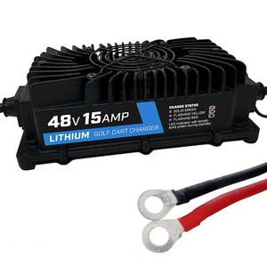 เครื่องชาร์จอัจฉริยะในตัวสำหรับรถกอล์ฟ รุ่น QA1250A กำลังไฟสูง ป้องกันน้ำเข้า รองรับแรงดันไฟฟ้า 100-240v AC เป็น 48v 60v 72v 84v สำหรับแบตเตอรี่ Li-Ion ลิเธียม และตะกั่วกรด 13-23s - Product Image 1