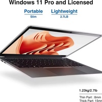 Nuovo Laptop Economico Portatile Ultrasottile 14 Pollici 8GB 512G SSD Intel Celeron N5095 Windows 10 Tastiera Inglese per Studenti Garanzia 3 Anni
