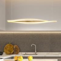 Lustre de restaurant moderne avec aile d'ange dorée Lampe suspendue créative en forme de plume pour pâtisserie Suspension à hauteur réglable