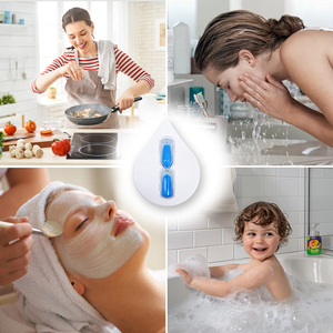 Quà tặng khuyến mãi tùy chỉnh phòng tắm DIY không thấm nước <span class=keywords><strong>2</strong></span> phút răng <span class=keywords><strong>10</strong></span> Acrylic giờ Hội Đồng Quản trị Trò chơi Nhỏ đầy màu sắc đồng hồ cát hẹn giờ - Product Image 6