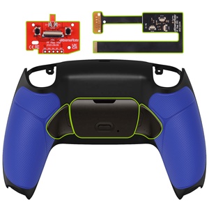 Rubberized <b>Grip</b> Metal Buttons Version Rise 2.0 Remappable Back Paddle Attachment Remap Kit for PS5 <b>Controller</b> - Product Image 2
