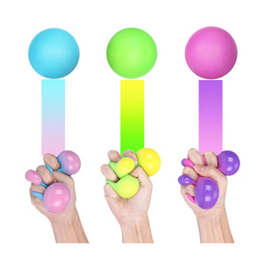 Bulk Popular Tpr Soft Toy Decompression Ball Color Changing Sensory Squeeze Stress Ball for Kids and Adults Unisex - Product Image 1