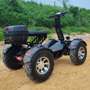FLJ Four Drive 67.2V 80Ah Scooter Électrique Étanche en Alliage d'Aluminium avec Pneus Tout-Terrain de 21 Pouces Double Suspension Vitesse Rapide pour Adultes F16 - Product Image 1