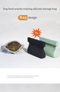 Dog Food Wallet-<b>Silicone</b> <b>Waterproof</b> Fashion Box Shape Unisex Open Closure for Outdoor Use - Product Image 3