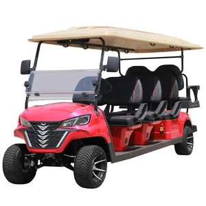 Đáng tin cậy kèm theo đầy đủ nhà cung cấp Trung Quốc Thiết kế chuyên nghiệp 6 + 2 chỗ ngồi xe Golf điện Golf giỏ hàng Mini Golf giỏ hàng FORGE-G6 + 2