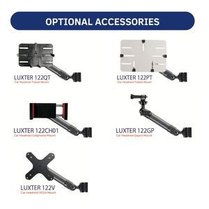 ที่ยึดพนักพิงศีรษะในรถยนต์แบบปรับได้ ทำจากคาร์บอนไฟเบอร์ สำหรับแท็บเล็ต iPad โทรศัพท์ กล้องวงจรปิด ที่นั่งด้านหลังสำหรับเด็ก แท็กซี่ - Product Image 6