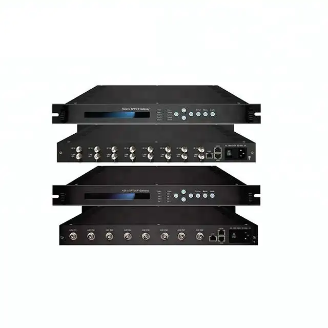 ประสิทธิภาพสูงทีวีดิจิตอลHeadendอุปกรณ์โรงแรมโซลูชั่นMPEG-2 SD IPTVเข้ารหัส