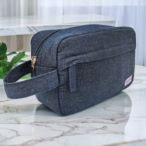 Real Fair Custom Cosmetic da <span class=keywords><strong>uomo</strong></span> per borsa da toilette di grande capacità di cotone tessuto da viaggio Organizer chiusura a cerniera per - Product Image 1