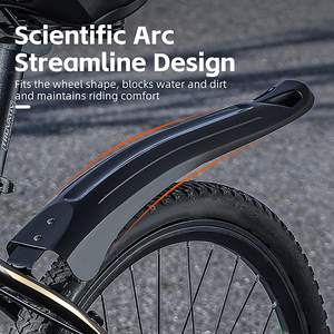 WEST BIKING widenアークストリームラインバイクステインプルーフマッドガードセット自転車MTBサイクリング折りたたみ厚手タイヤフェンダー - Product Image 6