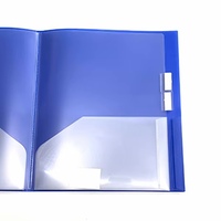 Classeur de présentation transparent en plastique pour étudiants et fournitures de bureau, avec onglets, pour photos, pagination, livrets d'informations et documents de projet