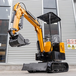 Mini-excavatrice compacte 1000 kg, excavatrice sur chenilles hydraulique multifonction, facile à utiliser pour les projets de jardinage, logo personnalisé OEM ODM - Product Image 2