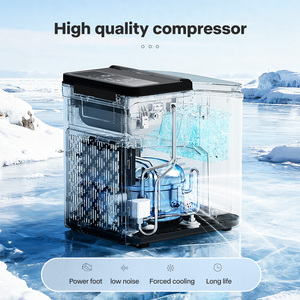 Máquina de Hielo Portátil para el Hogar, Modelo Ji-a02a, para Cubitos y Pepitas, de Sobremesa, en Oferta - Product Image 3