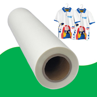 Film de transfert DTF imprimable à chaud double face PET pour imprimante DTF SD30-9A, rouleau de 33 cm, 30 cm, 60 cm x 100 m pour vêtements et textiles