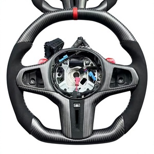 Volant sport en Alcantara de qualité supérieure avec garniture en fibre de carbone pour BM/W G20 G30 G80 G82 M3 M4 Competition 2019-2024 - Product Image 2