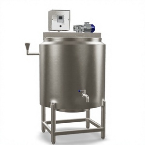 Pasteurisateur de crème glacée de 600 litres |   Cuve de pasteurisation industrielle pour mélange de crème glacée |   Machine de pasteurisation automatique de produits laitiers - Product Image 1