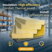 Laine de verre isolante haute performance thermique en fibre de verre conforme à la norme canadienne ASTM C518 pour les murs de bâtiments à ossature bois
