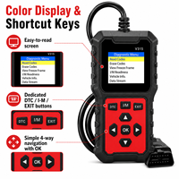 Lecteur de codes d'erreur moteur V315 OBDII pour diagnostic automobile, détecteur rapide de codes de panne, outil de réinitialisation de la voyant de contrôle du moteur