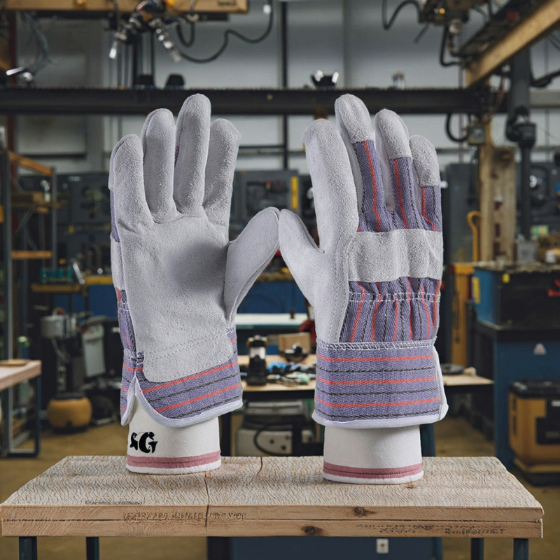 Custom Men Tig Cow Split Rigger