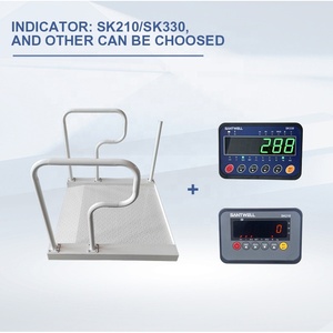 Cân sàn xe lăn 500kg có đường dốc, thân thiện với người khuyết tật, cân sàn cá nhân cho bệnh nhân, cân sàn chính xác cao - Product Image 5