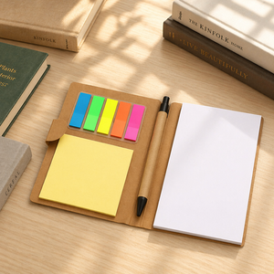 CCH Customized logo kraft paper <b>notepad</b> office memo sticker set - Product Image 2