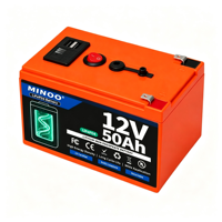 Baterai Surya Lifepo4 12V50Ah Dilengkapi Sistem Manajemen Baterai Lifepo4 Baterai LiFePO4 Siklus Dalam 48V Untuk Sistem Energi Surya