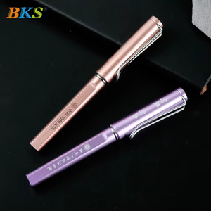 Exportstandard Kunststoff-Gelstifte 0,5mm Werbeartikel Professioneller B2B-Lieferant Individueller Logodruck UV-Druck Nicht Löschbar 14,2cm - Product Image 2