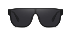 Gafas de Sol Cuadradas de Lujo TR90 con Logotipo Personalizado, Polarizadas UV400, para Hombre y Mujer, Degradado Negro Blanco, Hechas con Lentes Tácticas para Deportes - Product Image 3