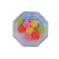 Petites pinces à cheveux boule couleur bonbon pour enfants adorable haut élastique en stock chouchous épingles à cheveux accessoires pour enfants