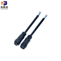 Haute qualité M25 IP67 connecteur étanche cuivre mâle femelle prises lumière LED 2 3 5 7 8 9 broches fil fileté câble électrique