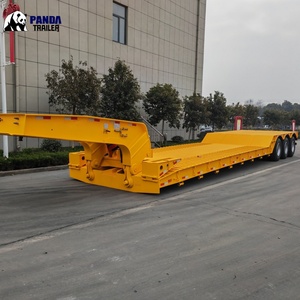 Tải nặng thủy lực cổ ngỗng vận chuyển thiết bị nặng mới hoặc sử dụng 3 trục <span class=keywords><strong>container</strong></span> 40ft phẳng bán xe tải rơ moóc - Product Image 5