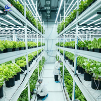 Table de culture Chenchao avec roulettes universelles, support de propagation vertical et système de culture pour micro-pousses, pour les cultivateurs commerciaux