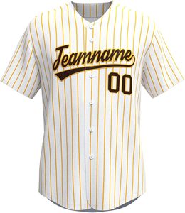 Jersey de béisbol degradado con diseño de dos botones, estampado o cosido, nombre, número y logotipo personalizados para hombres, mujeres, niños y jóvenes - Product Image 5