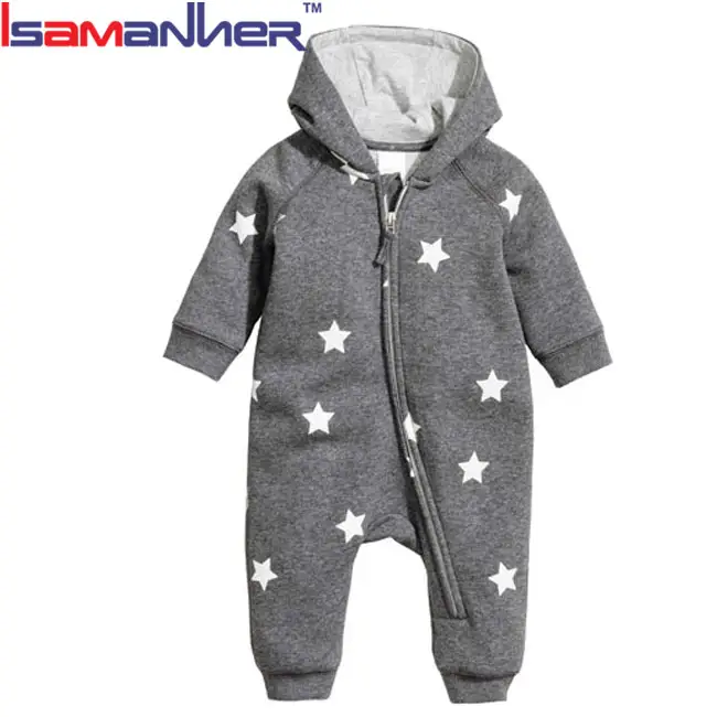 Одежда для младенцев и малышей, зимнее детское боди, простой заводской комбинезон