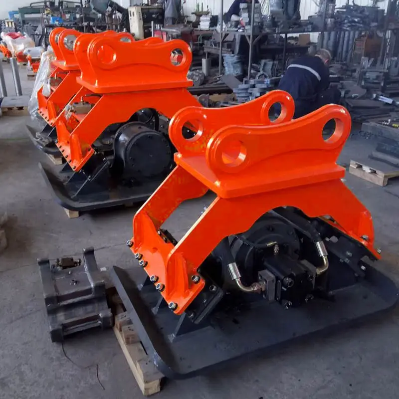 Kubota Bagian pemadat tanah Vibrator beton peta Plate Compactor untuk Excavator