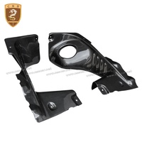 Accessoires de décoration automobile Kit de garniture de compartiment moteur en fibre de carbone sèche pour Ferrari 458 Spider