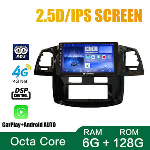 Para <span class=keywords><strong>Toyota</strong></span> Fortuner <span class=keywords><strong>Hilux</strong></span> 2008-2014 MT, Dispositivo de 9 Polegadas, Estéreo de Carro Duplo 2 Din Octa-Core com Navegação GPS Android - Product Image 5