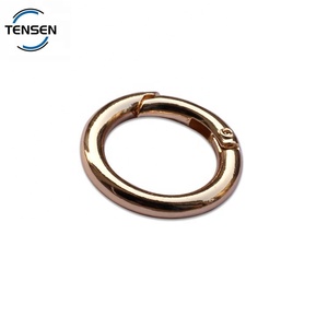 Anillo de resorte redondo de Color dorado ecológico, Collar de perro, Bolso Barato, Hardware, hebilla, piezas y accesorios para bolso, venta al por mayor - Product Image 3