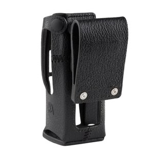 Motorola pmln73compatible uyumlu <span class=keywords><strong>3</strong></span> inç sert deri taşıma çantası ile döner klip ve Walkie Talkie için sabit kemer döngü - Product Image 3